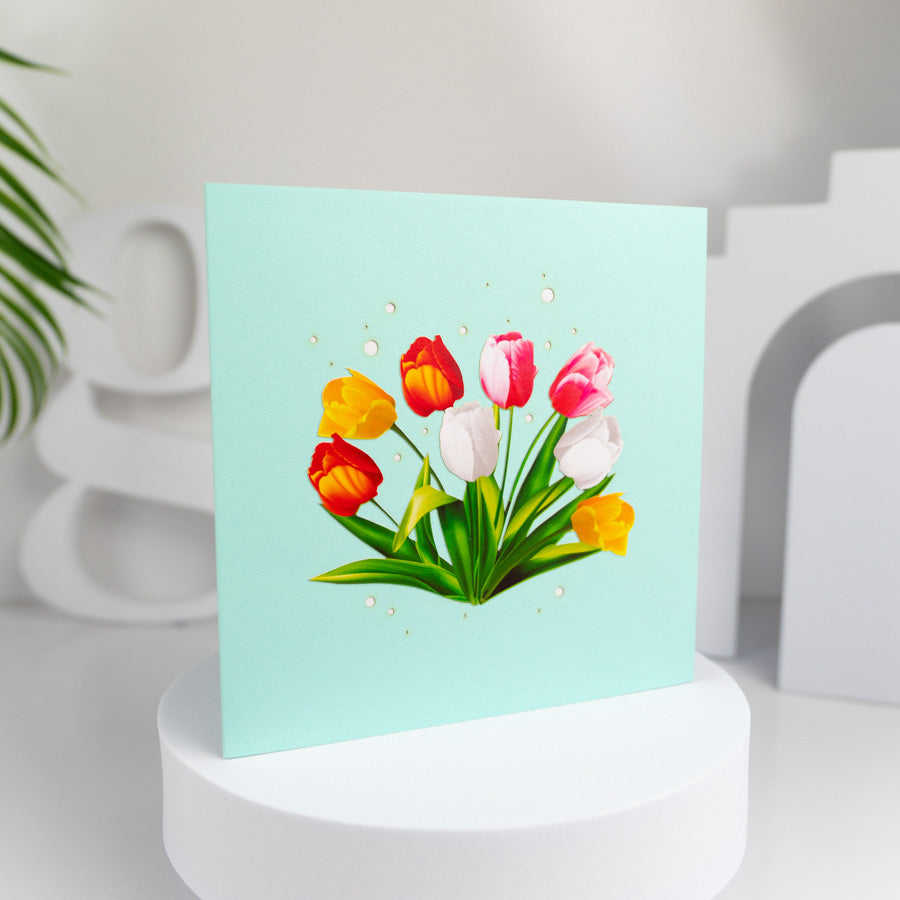 Tulips Pop-Up Card
