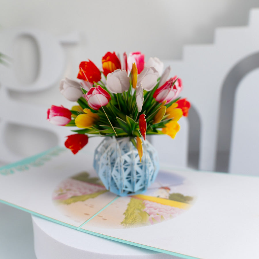 Tulips Pop-Up Card