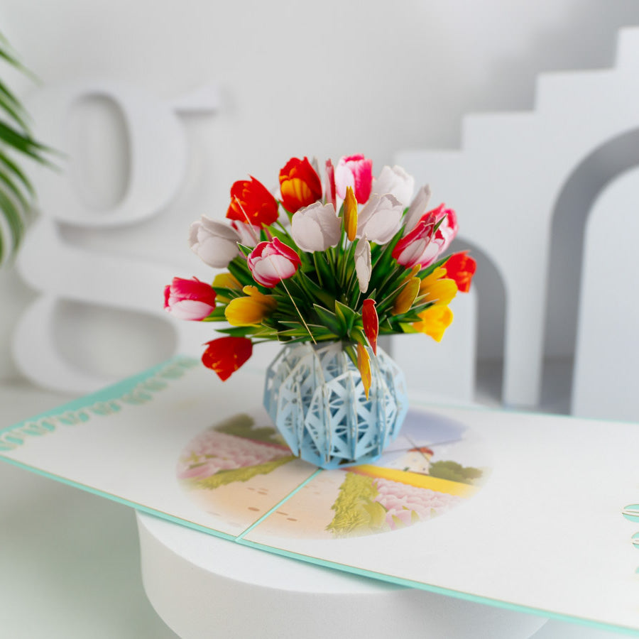 Tulips Pop-Up Card