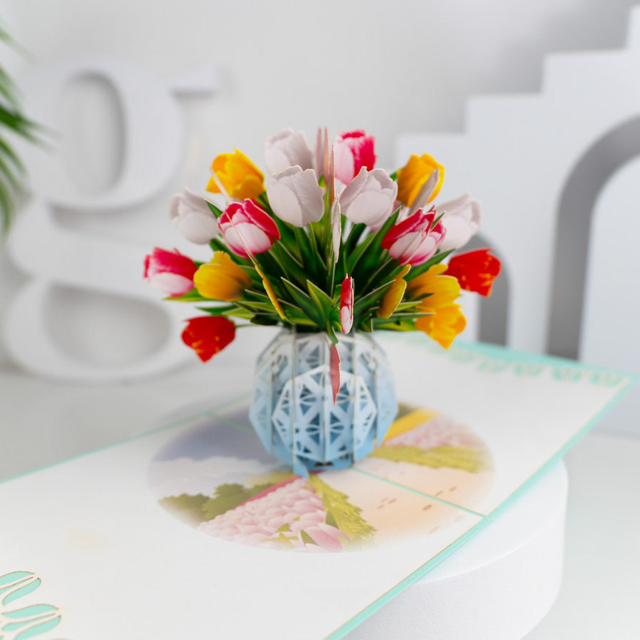 Tulips Pop-Up Card